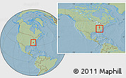 Savanna Style Location Map of ZIP code 28711, within the entire country, hill shading