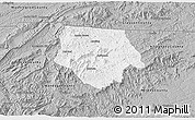 Gray 3D Map of Ashe County