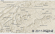 Shaded Relief 3D Map of Ashe County