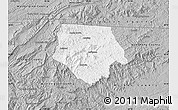 Gray Map of Ashe County