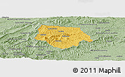 Savanna Style Panoramic Map of Ashe County