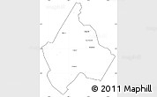 Blank Simple Map of Avery County, cropped outside