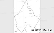 Blank Simple Map of Avery County