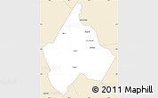 Classic Style Simple Map of Avery County