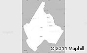Gray Simple Map of Avery County