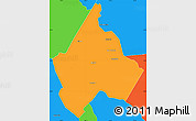 Political Simple Map of Avery County