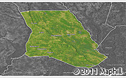 Satellite 3D Map of Bladen County, desaturated