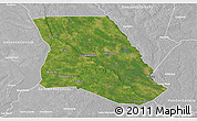Satellite 3D Map of Bladen County, lighten, desaturated