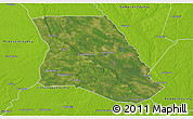 Satellite 3D Map of Bladen County, physical outside