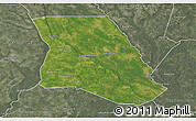 Satellite 3D Map of Bladen County, semi-desaturated