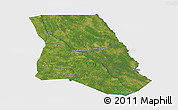Satellite 3D Map of Bladen County, single color outside