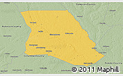 Savanna Style 3D Map of Bladen County