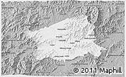 Gray 3D Map of Buncombe County