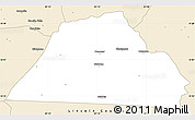 Classic Style Simple Map of Catawba County