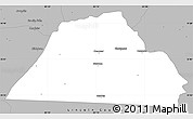 Gray Simple Map of Catawba County