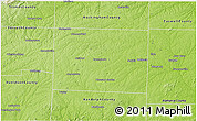 Physical 3D Map of Guilford County