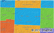 Political 3D Map of Guilford County
