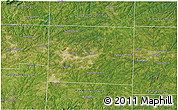 Satellite 3D Map of Guilford County