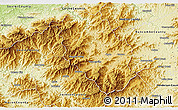 Physical 3D Map of Haywood County