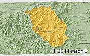 Savanna Style 3D Map of Haywood County