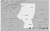 Gray 3D Map of Iredell County
