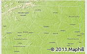 Physical 3D Map of Iredell County