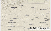 Shaded Relief 3D Map of Iredell County