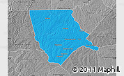 Political Map of Moore County, desaturated
