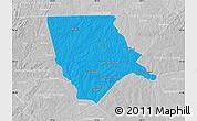 Political Map of Moore County, lighten, desaturated