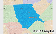Political Map of Moore County, lighten