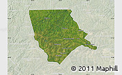 Satellite Map of Moore County, lighten