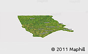 Satellite Panoramic Map of Moore County, cropped outside