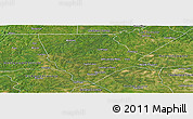 Satellite Panoramic Map of Moore County