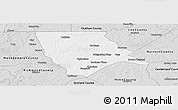 Silver Style Panoramic Map of Moore County