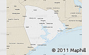 Classic Style Map of Onslow County