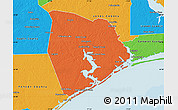 Political Map of Onslow County