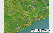 Satellite Map of Onslow County