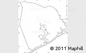 Blank Simple Map of Onslow County, no labels
