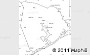 Blank Simple Map of Onslow County
