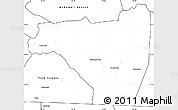 Blank Simple Map of Rutherford County