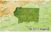 Satellite 3D Map of Surry County, physical outside