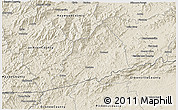 Shaded Relief 3D Map of Transylvania County