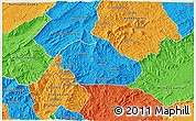 Political 3D Map of Watauga County