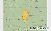 Savanna Style Map of ZIP code 58008