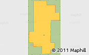 Savanna Style Simple Map of ZIP code 58008
