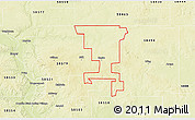 Physical 3D Map of ZIP code 58477