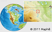 Physical Location Map of ZIP code 58477
