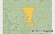 Savanna Style Map of ZIP code 58477