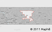 Gray Panoramic Map of ZIP code 58477