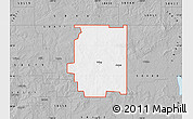 Gray Map of ZIP code 58494